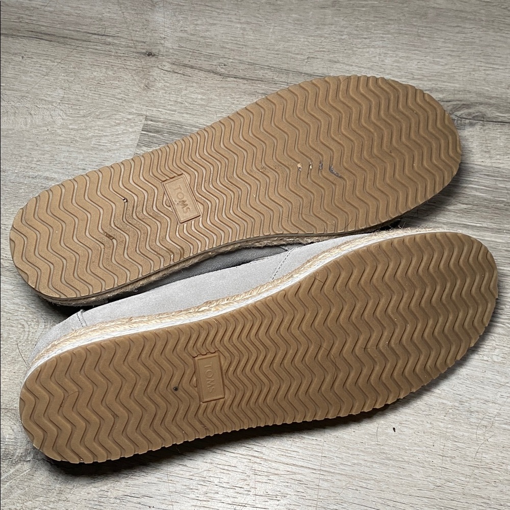 Toms Palma Drizzle Suede Espadrilles Slip Ons - Picture 7 of 10